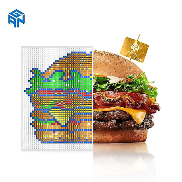 [funcube]gan Mosaic Cube 6x6x6 Pussel Cube Gan Mosaic Cube 10x10x10 Kreativ kub Mosaik Dekorativa målningar Kreativ byggnad null none