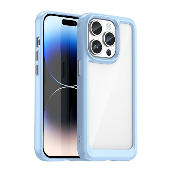 Akryl + TPU phone case för iPhone 15 Pro Blue