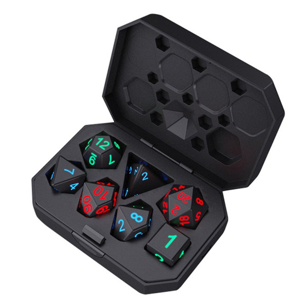 Luminous Dnd Dice Glow In The Dark Dices Rpg Polyhedral Set For Board Game Party_b null none