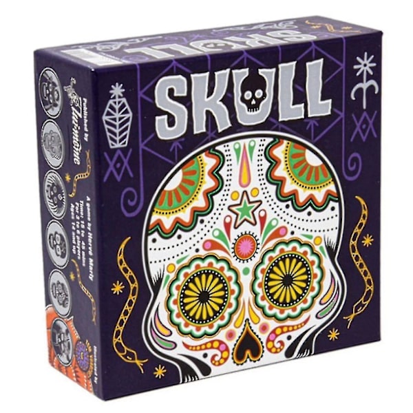Julfest Rosenkransen Skull Brädspel Casual Party Gissning Strategispel