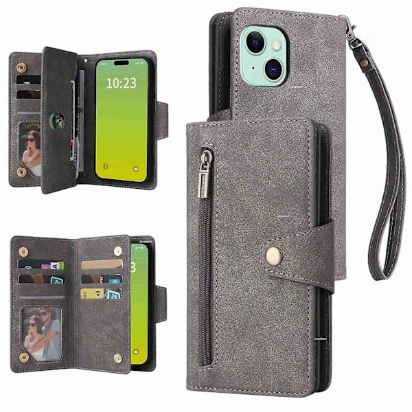 Phone case till iPhone 15 Plus Grey
