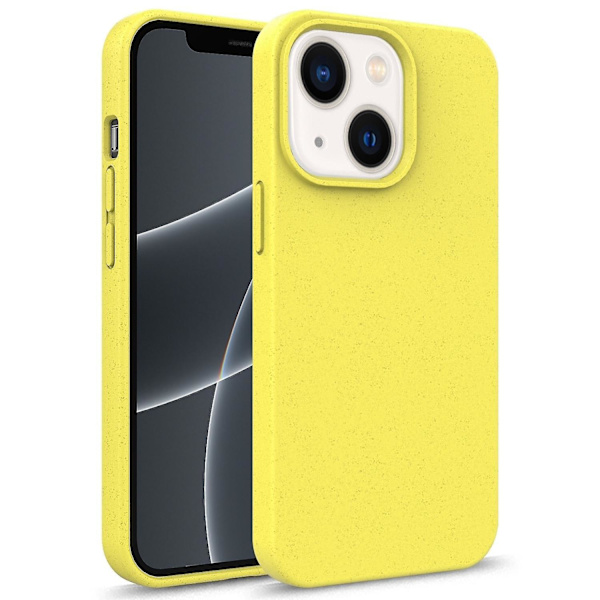 Starry Series Straw TPU- case för iPhone 15 Yellow