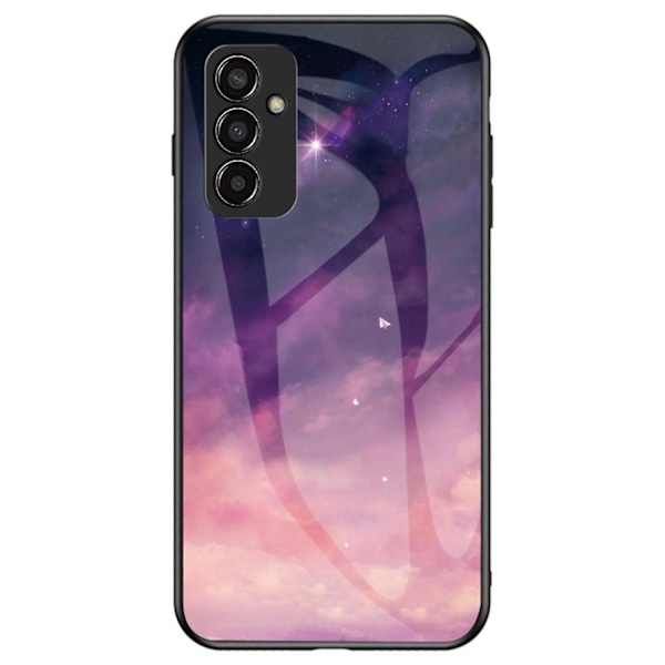Cover för Samsung Galaxy M13 4G, Starry Sky Design TPU härdat glas PC-telefonskydd null none