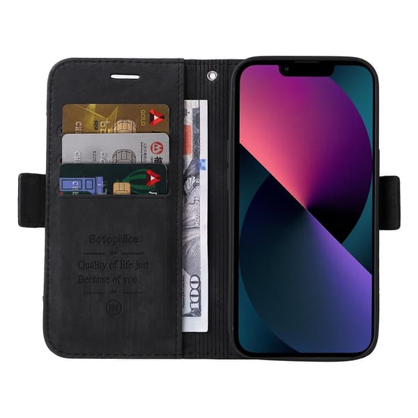 Case med spänne på dubbla sidor för iPhone 15 Black