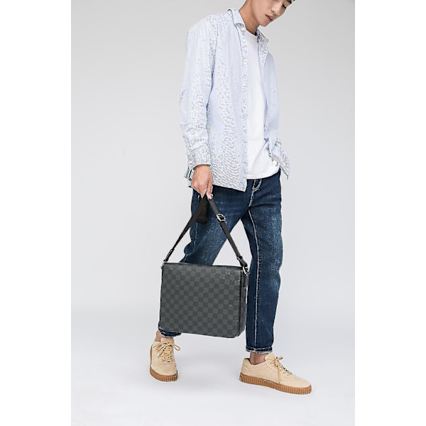 Läderpläterad axel Crossbody-väska unisex null none