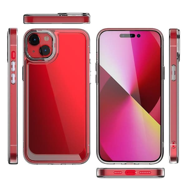 Akryl + TPU case för iPhone 15 null none