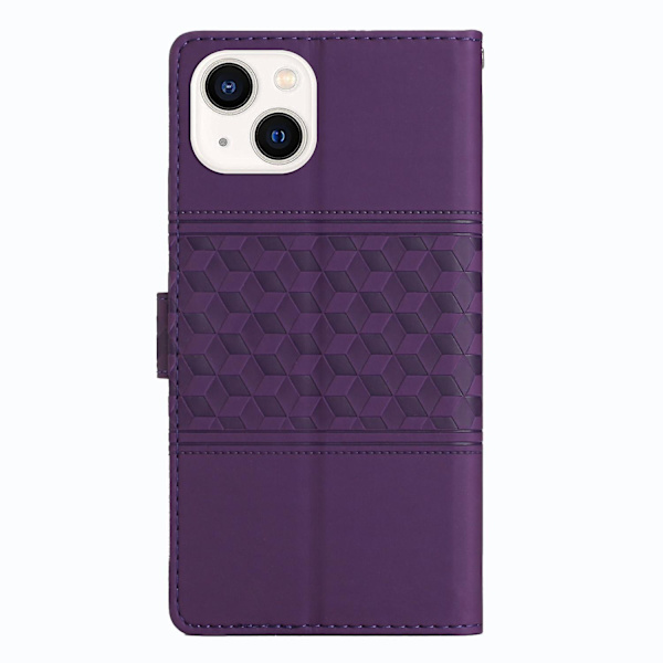 Diamantpräglat case för iPhone 15 Plus Purple