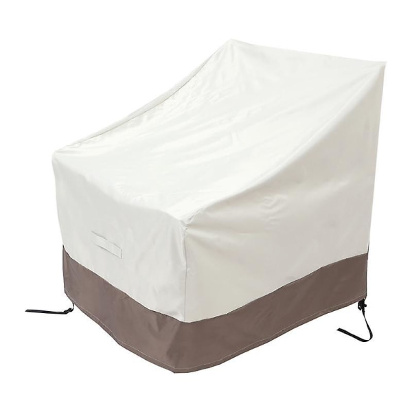 2-pack uteplats Adirondack cover 31x33x36 tum Heavy Duty utomhus uteplats stol cover 420d, vattenp beige none