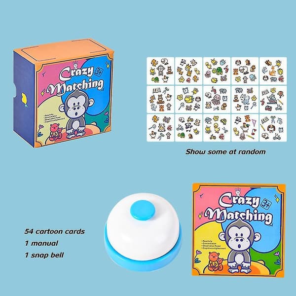 B crazy matchande spel kit barn minne minne pussel brädspel z42822 null none