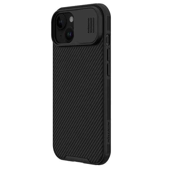 NILLKIN PC- phone case för iPhone 15 Plus Black