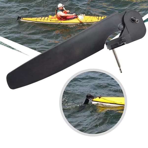 Nylon Kajak Roder Foot Control Styrsystem För Kanot Båtbyte 45mm null none
