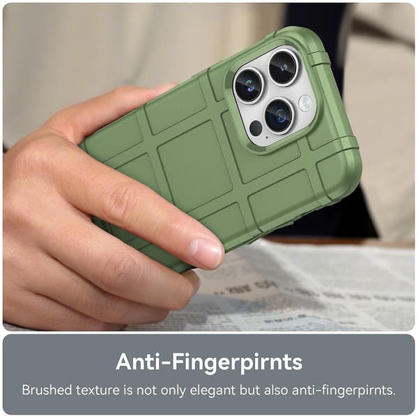 TPU phone case för iPhone 15 Pro Green