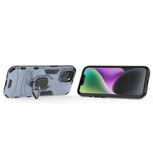 Stötsäker PC + TPU för iPhone 15 Dark blue
