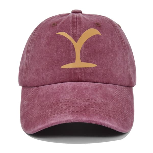 Yellowstone Dutton Ranch Baseball CP865 Burgundy
