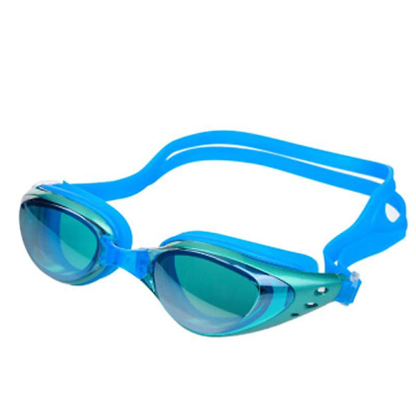 Kvalitet Herr Dam Vuxen Simram Pool Sport Glasögon Vattentäta Glasögon Man Kvinna Simglasögon Glasögon light blue
