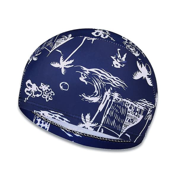 Cap för vuxna med printed cap Moderiktig badmössa för damer Badmössa Cap