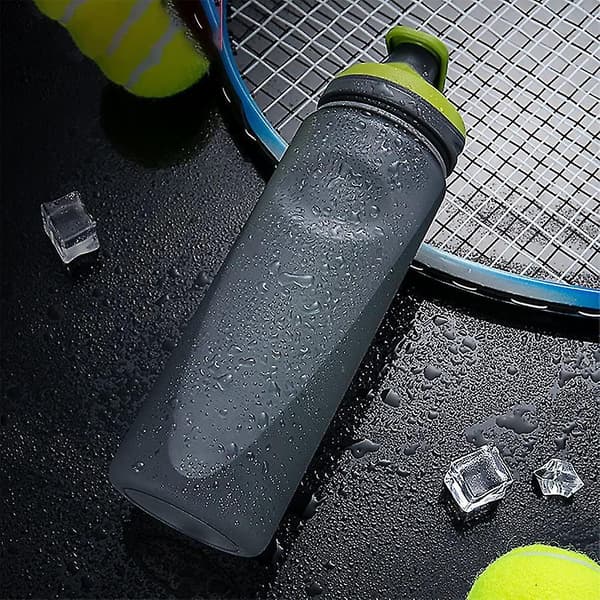 Advanced Sports Water Cup Plast Cup Stor kapacitet utomhus drickskopp Bärbar Gray