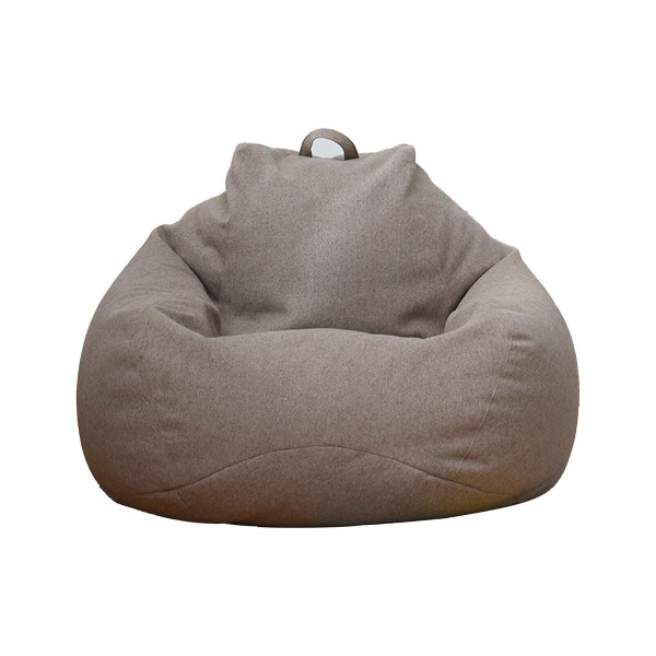 Inomhus utomhus Vuxna Bean Bag Gaming Stol Extra stor Beanbag Cover Brown 350g