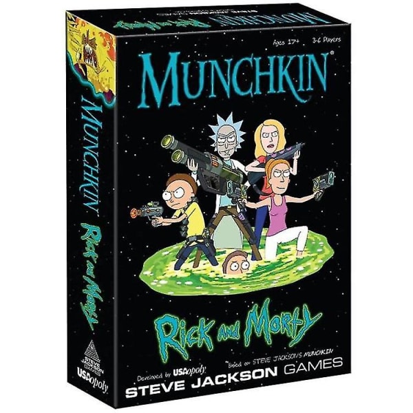 Rick And Morty Klassiskt animemönster Spelkort Festspelkort Festleksaker Kortspel Munchkin