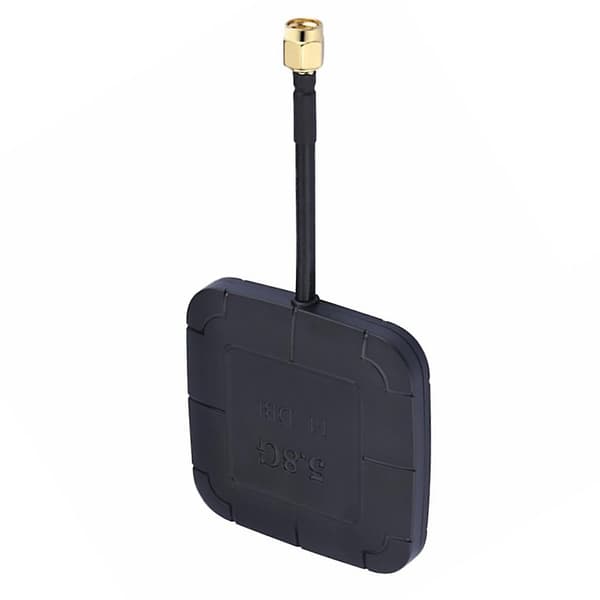 5,8g 14dbi High Gain Flat Panel Fpv Antenn Rp-sma För Receiver Rc Drönare Quadcopter Fpv Receiver M Black none