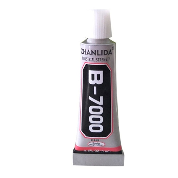 5st 3ml B7000 Mobiltelefon Pekskärm Super Glue B-7000 självhäftande telefon Glaslimreparation 3pcs