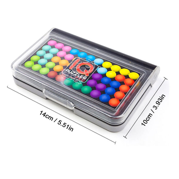 3d Pussel Wisdom Brädspel Klassiskt Pussel Pyramid Plate Iq Tester Barn Logisk Mind Game Pyramid Beads Pussel Hjärnleksaker null none