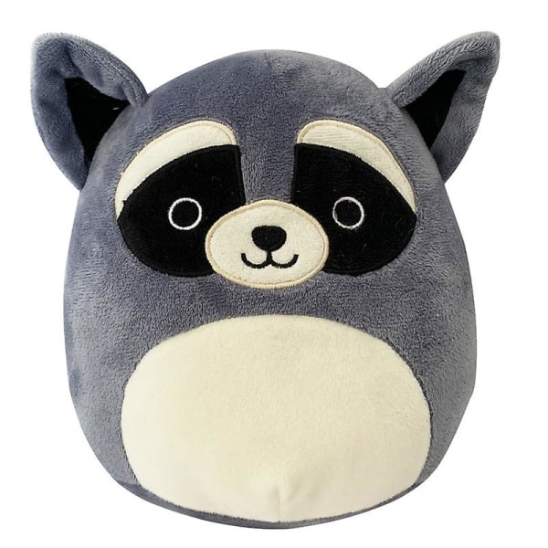 20 cm Squishmallow Plyschleksak Doll Kudde Present-tvättbjörn