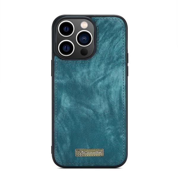 CaseMe 008 PU case för iPhone 15 Pro Blue