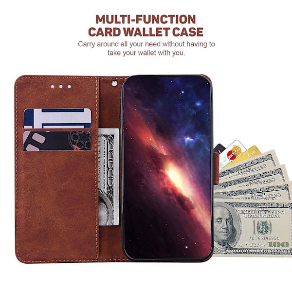 Geometriskt präglat case för iPhone 15 Pro Brown