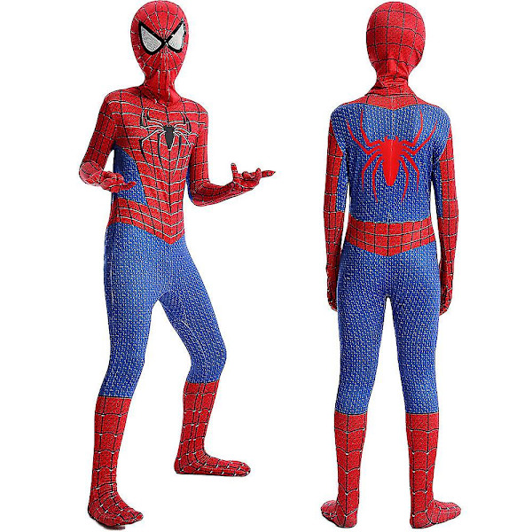 Spiderman kostym för barn 140 New Red