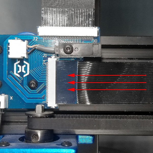Hot End PC-kort och 24-stifts kabelsats för Artillery Sidewinder X1 3d-skrivare A