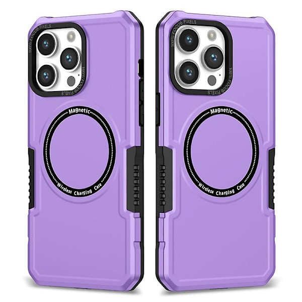 1st 15 Pro Max/15 Ultra Case, Magsafe Case Kompatibel Iphone 15 Pro Max/15 Ultra Shockproof Cover Purple