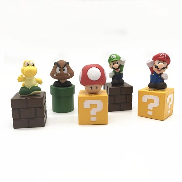 5 paket Mario-plattformsfigurer