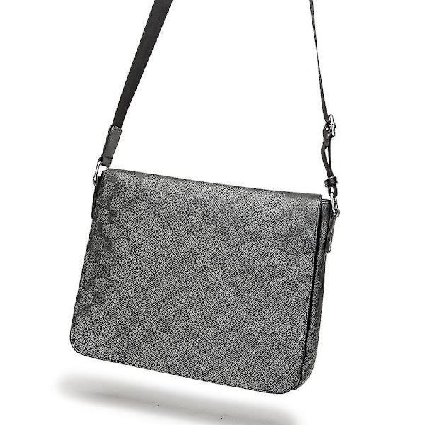 Läderpläterad axel Crossbody-väska unisex null none