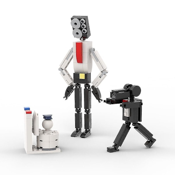 Set Skibidi toaletttema, heta videokaraktärer Skibidi toalettspel Samlarobjekt Mo A 3Pcs