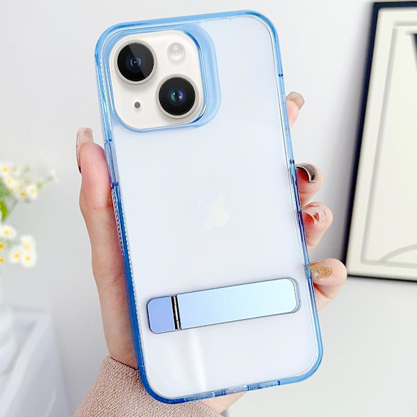 Hållare Phone case För iPhone 15 Plus Blue