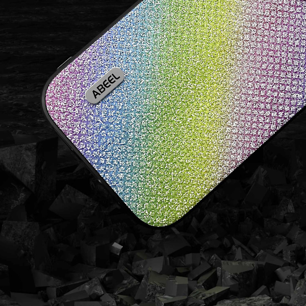 Diamond Black Edge phone case för iPhone 15 Multicolor