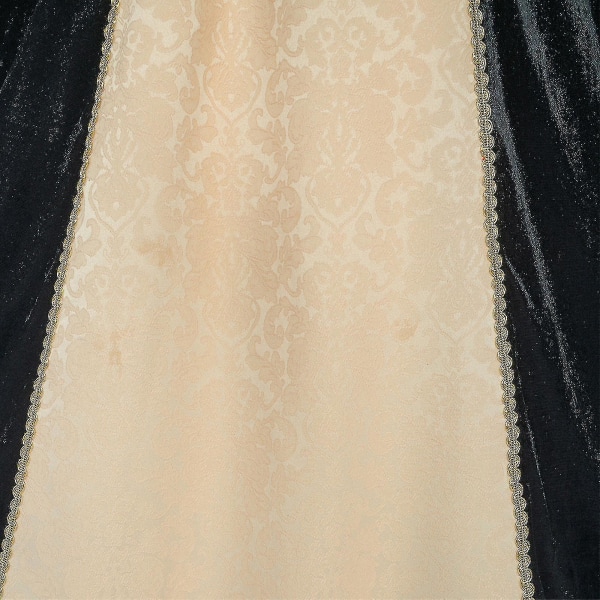 2023 Ny renässansdräkt Kvinnor Sammet Irländsk Klänning Medeltida Häxdräkt Victorian Faire Kostymer Black 2XL
