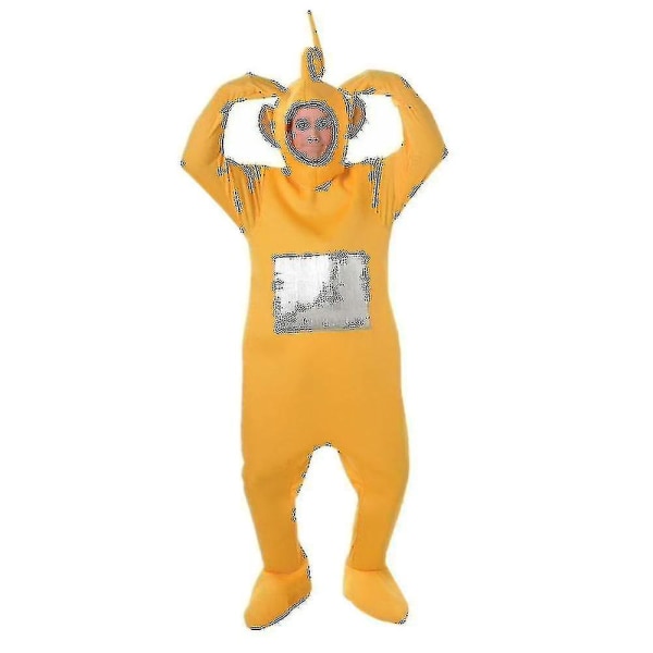 4 färger Teletubbies roll Vuxen rolig kostym W yellow 150