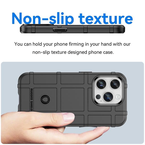 TPU phone case för iPhone 15 Pro Black