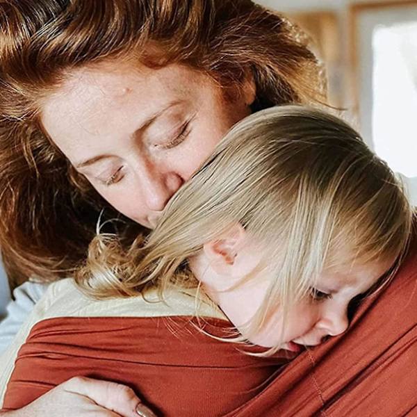 Mammas bindtäcke, baby , bärsele, ventilerande ergonomisk baby för baby 2 till 36 månader Coffee