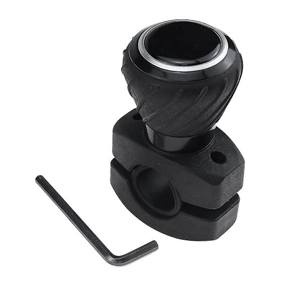 Traktorrattknopp för rattar upp till 31,7 mm tjocka Black none