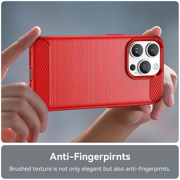 TPU phone case för iPhone 15 Pro Max Red
