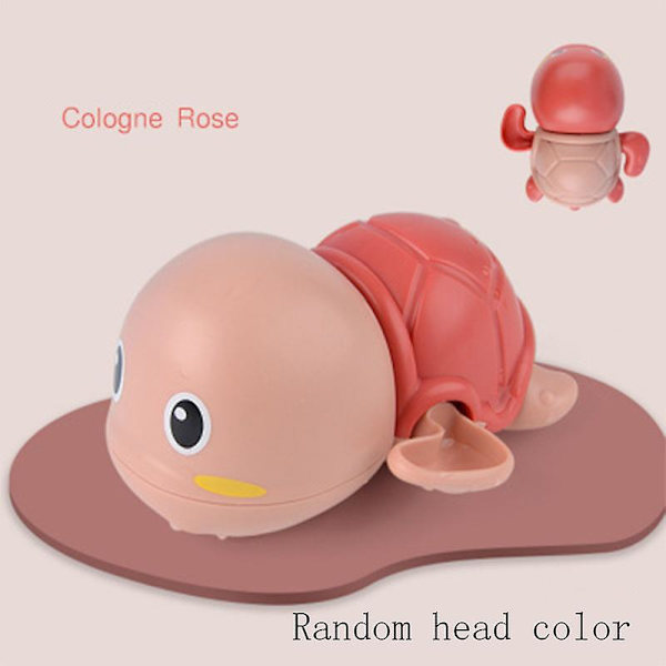 Baby Djur Söt tecknad sköldpadda krabba Klassisk baby Spädbarnsbadkedja Clockwork Toy For Kid 2020 Nyaste C Pink crab