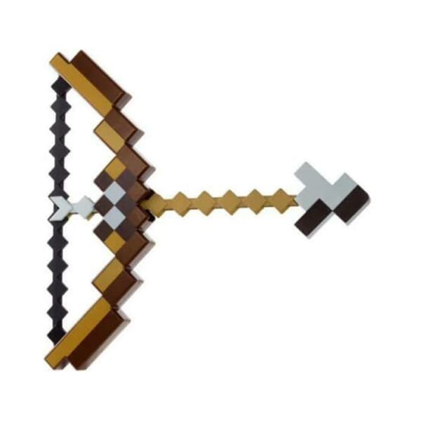 Minecraft Enchanted Pilbåge Leksak Present för barn Pojkar Flickor Fires U Purple