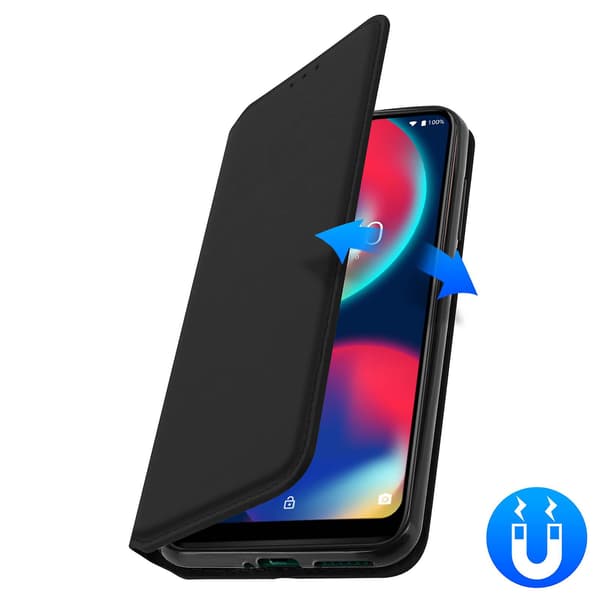 Classic Edition case med kortplats för Wiko View 4 och View 4 Lite Black
