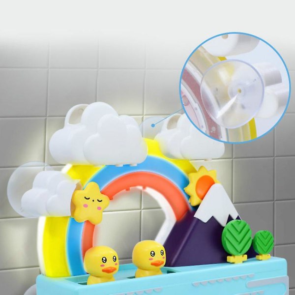 Baby Electric Light Up Rainbow Shower Pipeline Vattenspelleksak för barn|badleksak null none