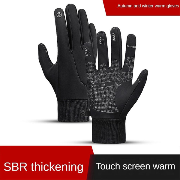 Comfyhands - thermal Handskar,comfyhands Winter Touchscreen Handskar För Män Dam Black S