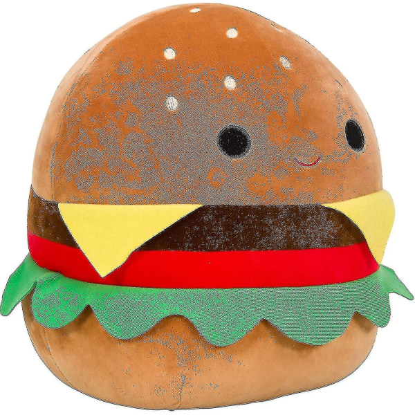 Stor 16" Carl The Cheeseburger - Officiell plysch - Mjuk och squishy matfylld djurleksak - Bra present till barn null none