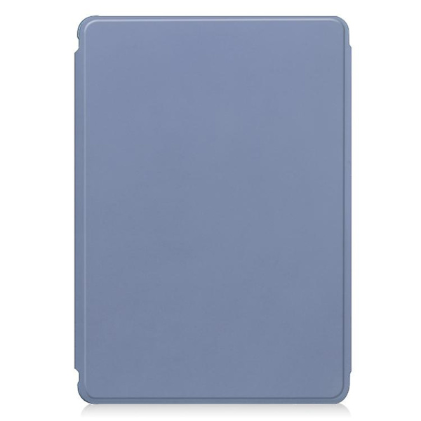 För Samsung Galaxy Tab S9 Fe+ 360 Rotation Transparent Smart Case Med Tangentbord Lavender